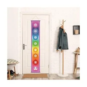 Funnytree Tapiz grande de yoga de 12 x 71 pulgadas diseño_5