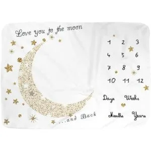 Manta mensual de hitos para bebé para niños y niñas manta_2