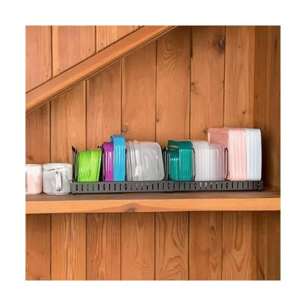 Organizador de tapa de recipiente de alimentos expandible_6