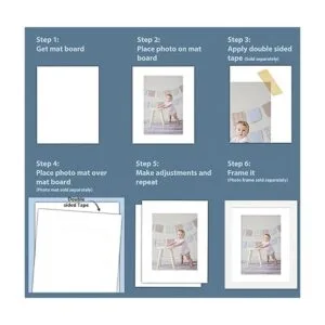 Golden State Art Alfombrillas blancas sin cortar de 16 x