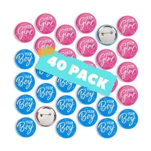 Corure 40 pines de botón de revelación de género de 2_1