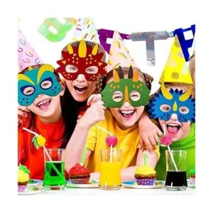 Máscaras de dinosaurios para fiestas paquete de 24_2