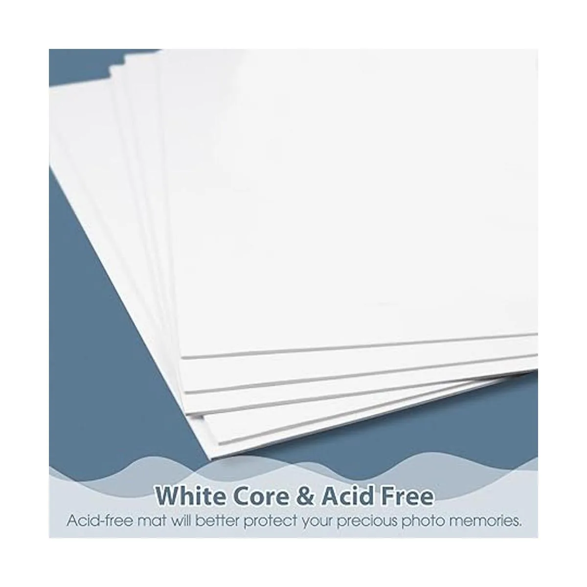 Golden State Art Alfombrillas blancas sin cortar de 16 x