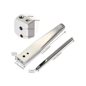 Remachadora y remachadora de cobre rojo con fijador de