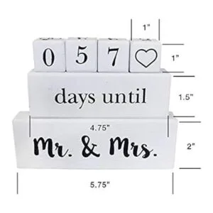 Bloques de calendario de cuenta atrás de la boda de las_2