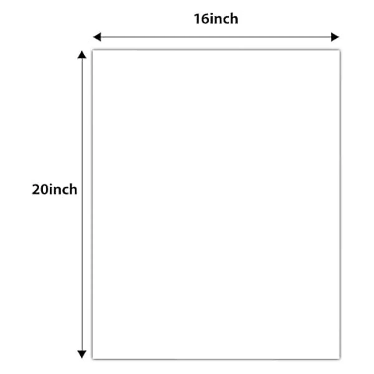 Golden State Art Alfombrillas blancas sin cortar de 16 x