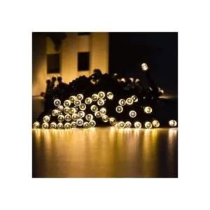 Paquete de 2 100 luces LED solares de 42 pies 8 modos de_2