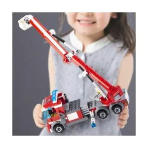 QLT QIAOLETONG Kit de construcción de estación de bomberos_3