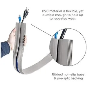 Cordinate Cubierta para cable de suelo 6 pies protector_4