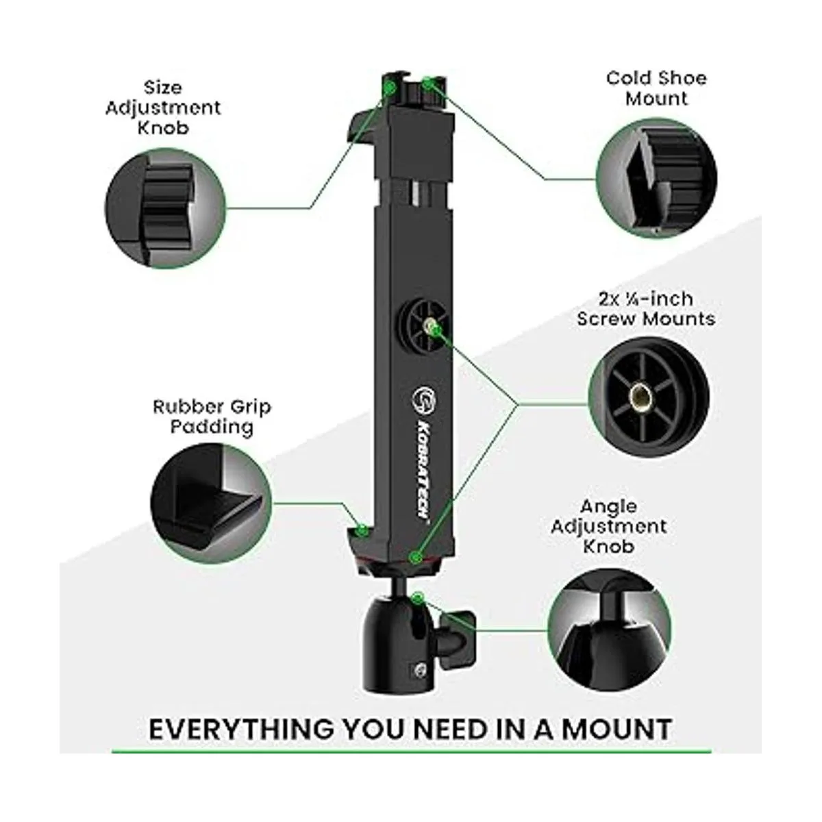 KobraTech TabMount 360 Soporte de trípode para iPad con_6