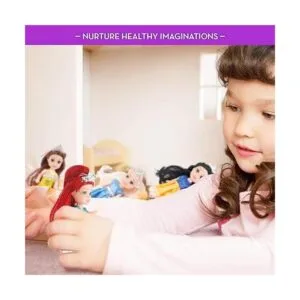 Liberty Imports Juego de 6 muñecas de princesa de bolsillo