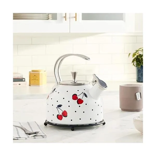 Kate Spade New York Tetera para té diseño vintage de