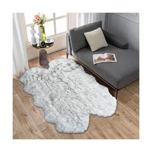 Carvapet Alfombra de piel de oveja sintética para funda_1