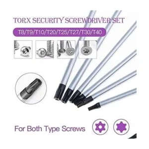 BOENFU Juego de destornilladores Torx con estuche