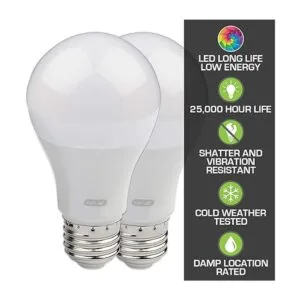 Genie GLEDB2R2 Paquete de 2 bombillas LED para puerta de_3