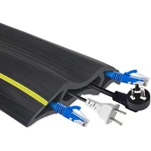 Protector de cable de suelo resistente 3 canales que_3