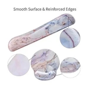 RICHEN Reposamuñecas para teclado y mouse con soporte de_6