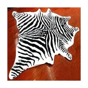 Alfombra de piel sintética de piel de vaca con estampado