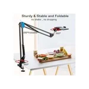 Overhead Video Mount Articulating ArmCell Phone Holder_3