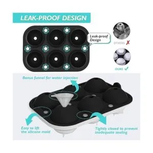 TINANA Molde reutilizable para hacer bolas de hielo de_4