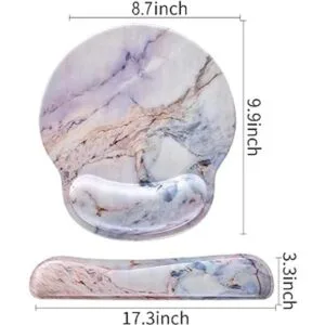 RICHEN Reposamuñecas para teclado y mouse con soporte de_2