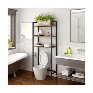 HOOBRO Almacenamiento sobre el inodoro organizador_4