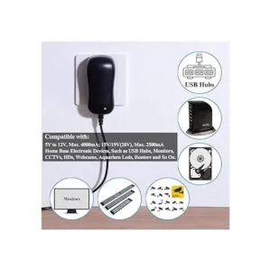 SoulBay Adaptador universal de CA de 48 W CC 5 V 6 V_3