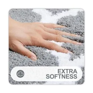 OLANLY juego de 2 tapetes de baño de microfibra tapete_2