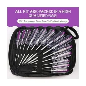 BOENFU Juego de destornilladores Torx con estuche