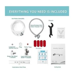 RENOOK Accesorio para bidé de inodoro con doble boquilla_5