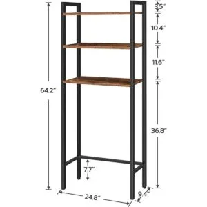 HOOBRO Almacenamiento sobre el inodoro organizador_3