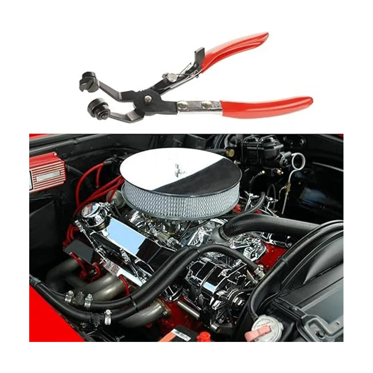 2 alicates de abrazadera de manguera plana y alicates de