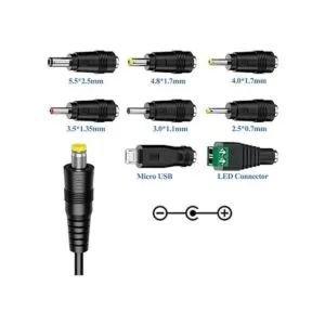 SoulBay Adaptador universal de CA de 48 W CC 5 V 6 V_5