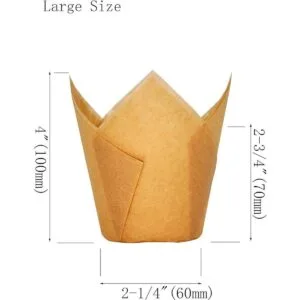 QLSmypkg Tazas grandes para magdalenas de papel a prueba_2