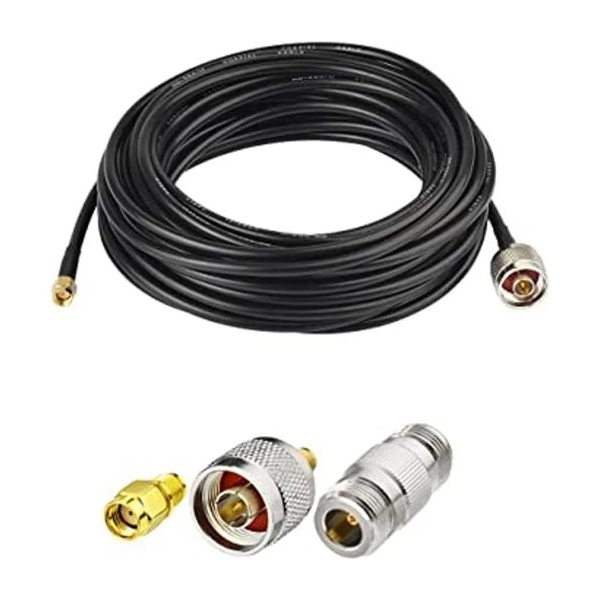 SUPERBAT SMA macho a N macho RF coaxial de 25 pies 3_1