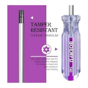 BOENFU Juego de destornilladores Torx con estuche