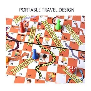 Juego magnético plegable de serpientes y escaleras de 11.8_3