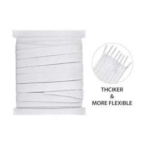 Elástico blanco para coser banda elástica de punto 12_3