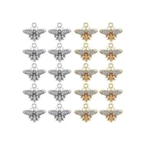 Paquete de 20 pulseras de abalorios de cristal de esmalte_1
