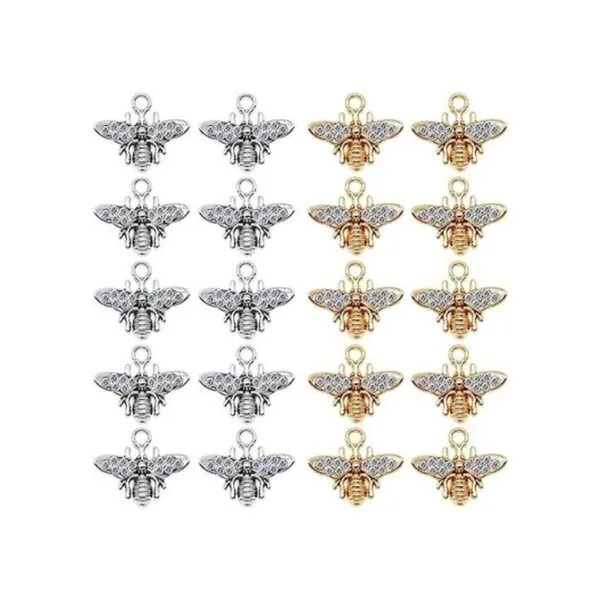 Paquete de 20 pulseras de abalorios de cristal de esmalte_1