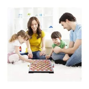 Juego magnético plegable de serpientes y escaleras de 11.8_6