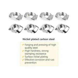 150 piezas de tuercas en T de la serie 2020 tuercas en T