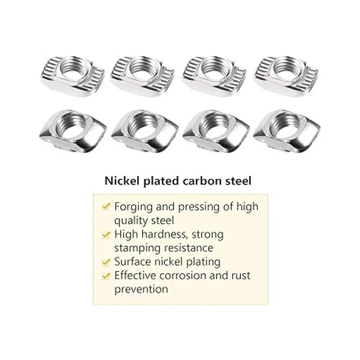 150 piezas de tuercas en T de la serie 2020 tuercas en T