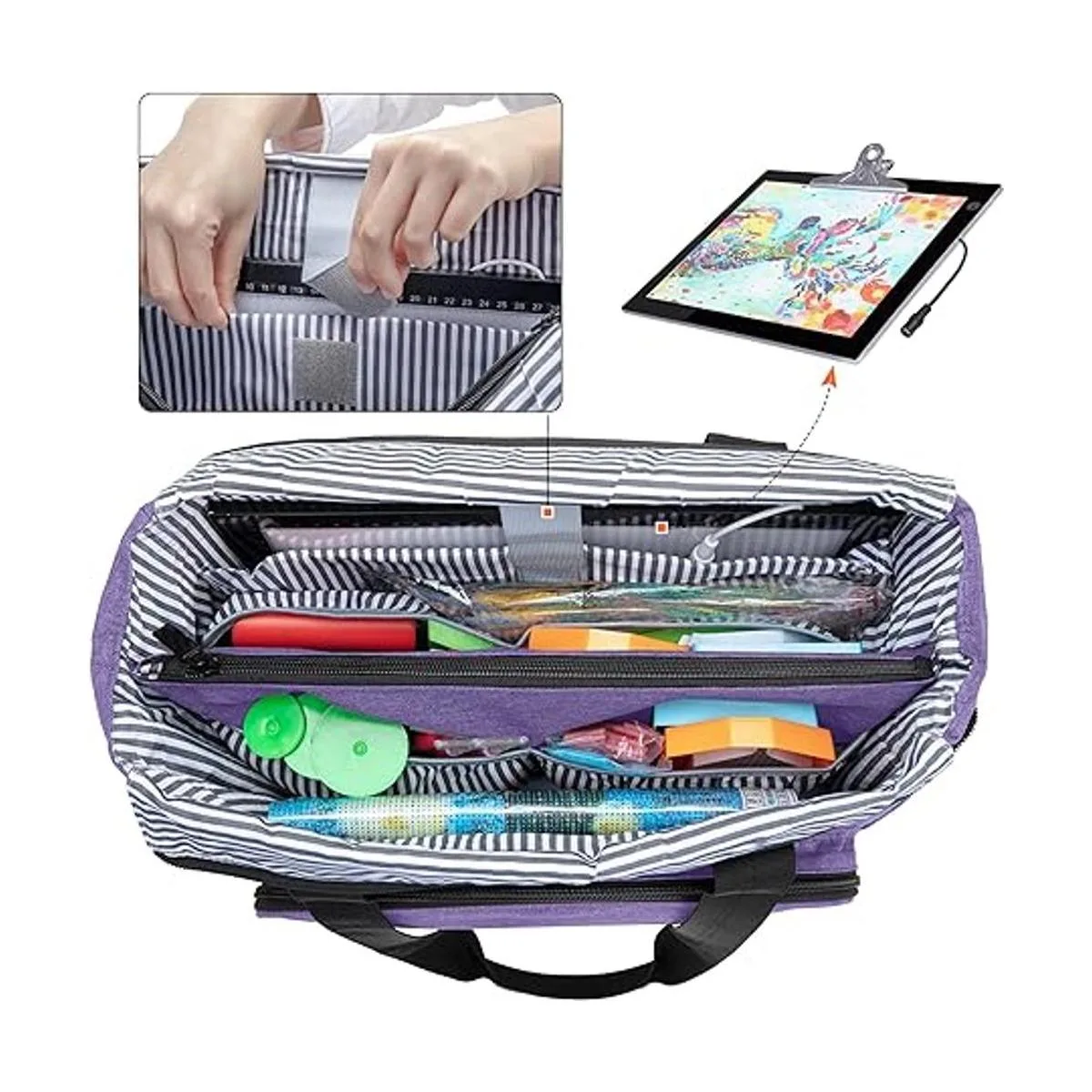 Luxja Funda de transporte para almohadilla de luz A4 y_3