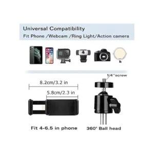 Overhead Video Mount Articulating ArmCell Phone Holder_4
