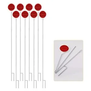 CZC AUTO Rotuladores reflectantes rojos de 37.5 pulgadas_1