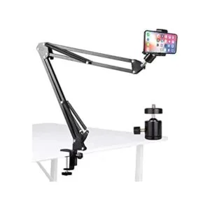 Overhead Video Mount Articulating ArmCell Phone Holder_1
