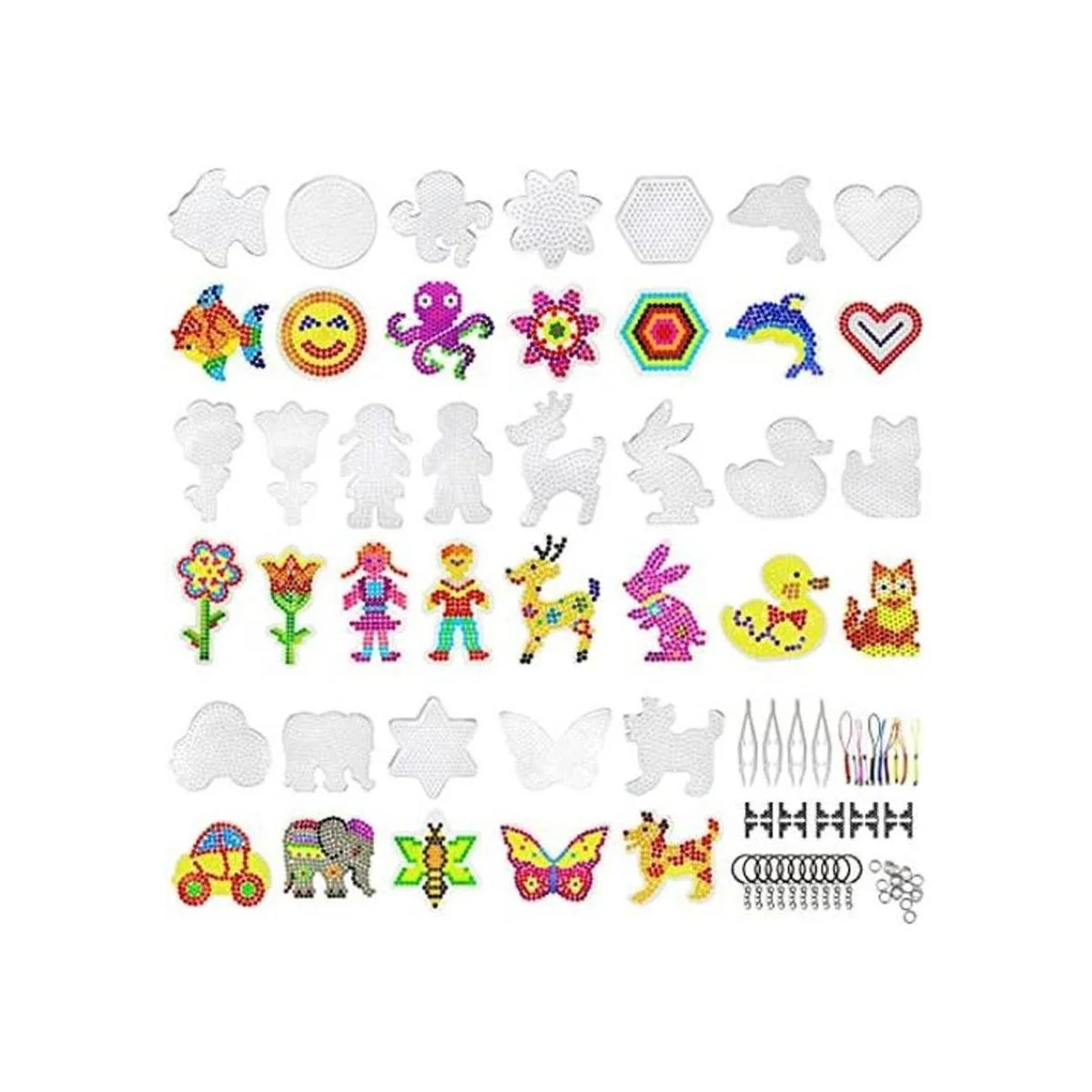 20 tableros de cuentas de fusibles de 0.197 in de plástico_1