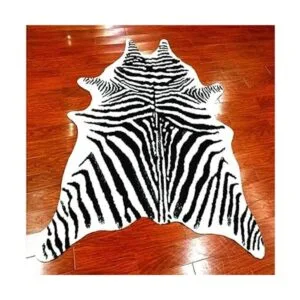 Alfombra de piel sintética de piel de vaca con estampado