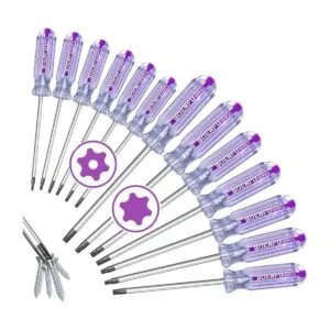 BOENFU Juego de destornilladores Torx con estuche